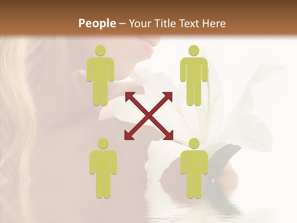 Bare Woman Looking PowerPoint Template