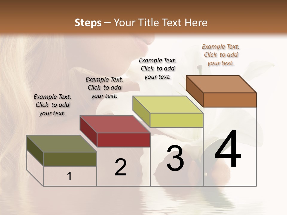 Bare Woman Looking PowerPoint Template