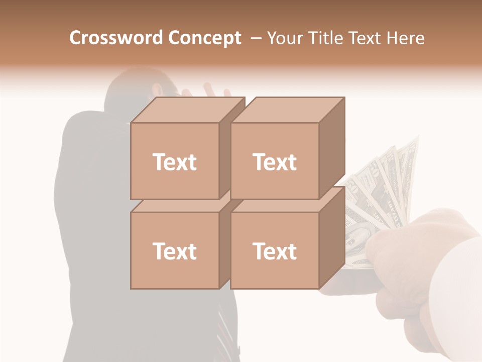 Uncorrupted Refusal Earn PowerPoint Template
