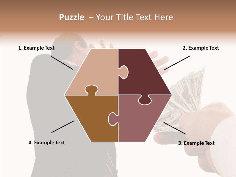 Uncorrupted Refusal Earn PowerPoint Template