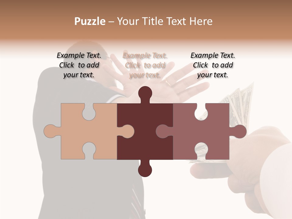 Uncorrupted Refusal Earn PowerPoint Template