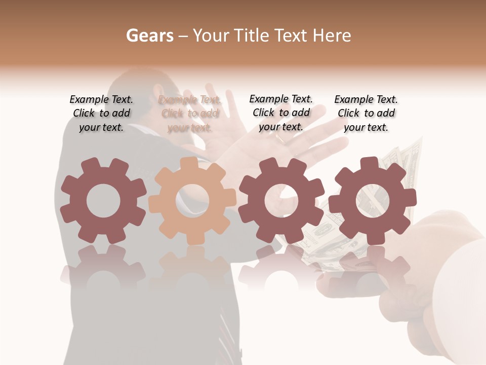 Uncorrupted Refusal Earn PowerPoint Template