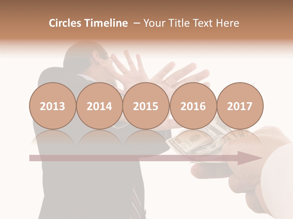 Uncorrupted Refusal Earn PowerPoint Template