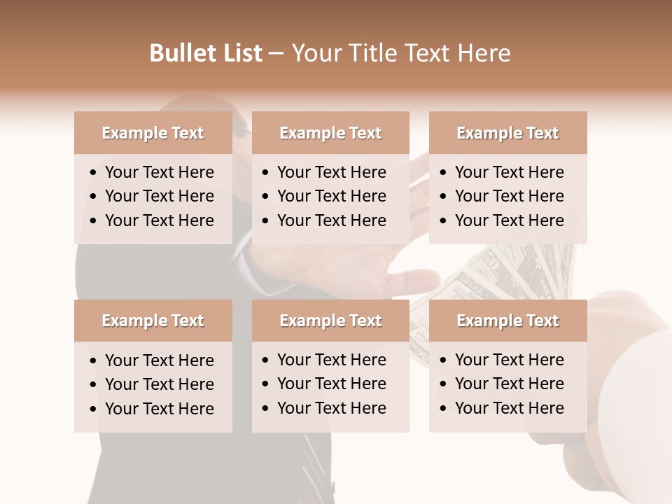 Uncorrupted Refusal Earn PowerPoint Template
