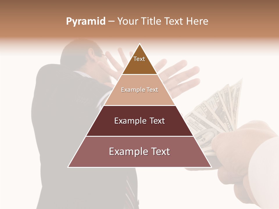 Uncorrupted Refusal Earn PowerPoint Template