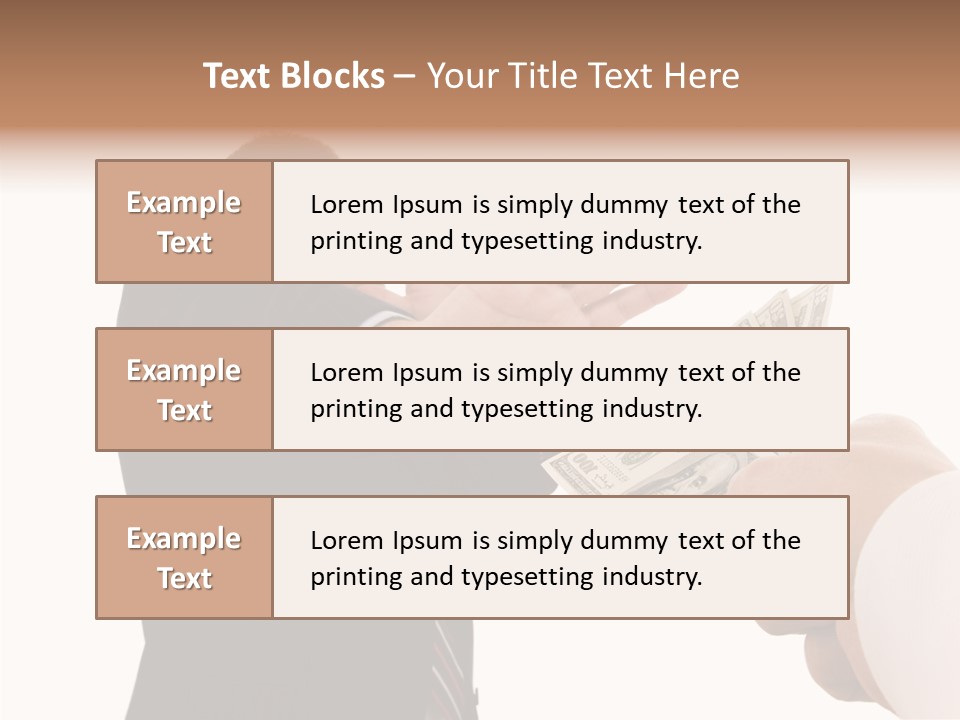 Uncorrupted Refusal Earn PowerPoint Template