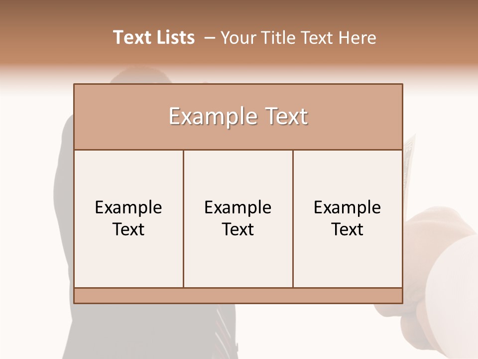 Uncorrupted Refusal Earn PowerPoint Template