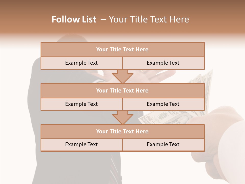 Uncorrupted Refusal Earn PowerPoint Template