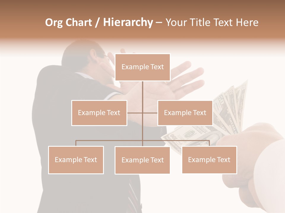 Uncorrupted Refusal Earn PowerPoint Template