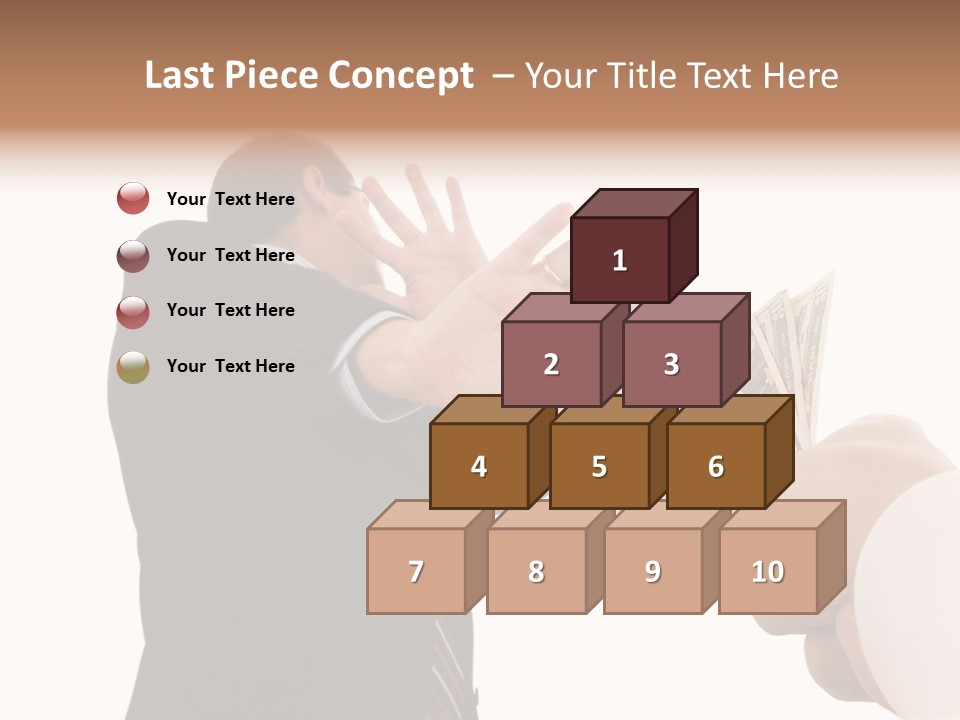 Uncorrupted Refusal Earn PowerPoint Template