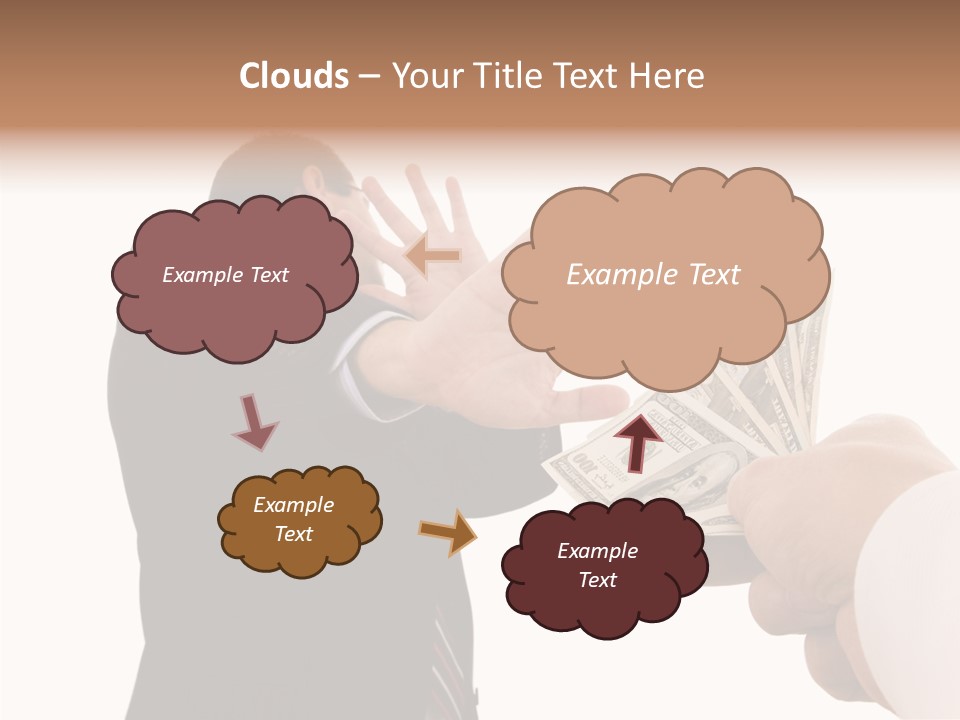 Uncorrupted Refusal Earn PowerPoint Template