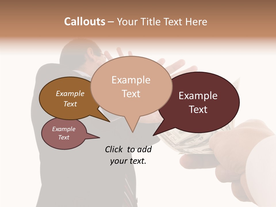 Uncorrupted Refusal Earn PowerPoint Template