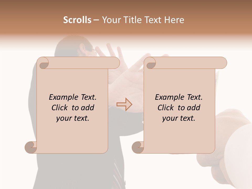 Uncorrupted Refusal Earn PowerPoint Template