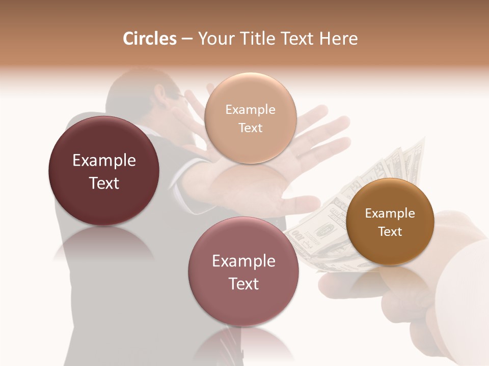 Uncorrupted Refusal Earn PowerPoint Template