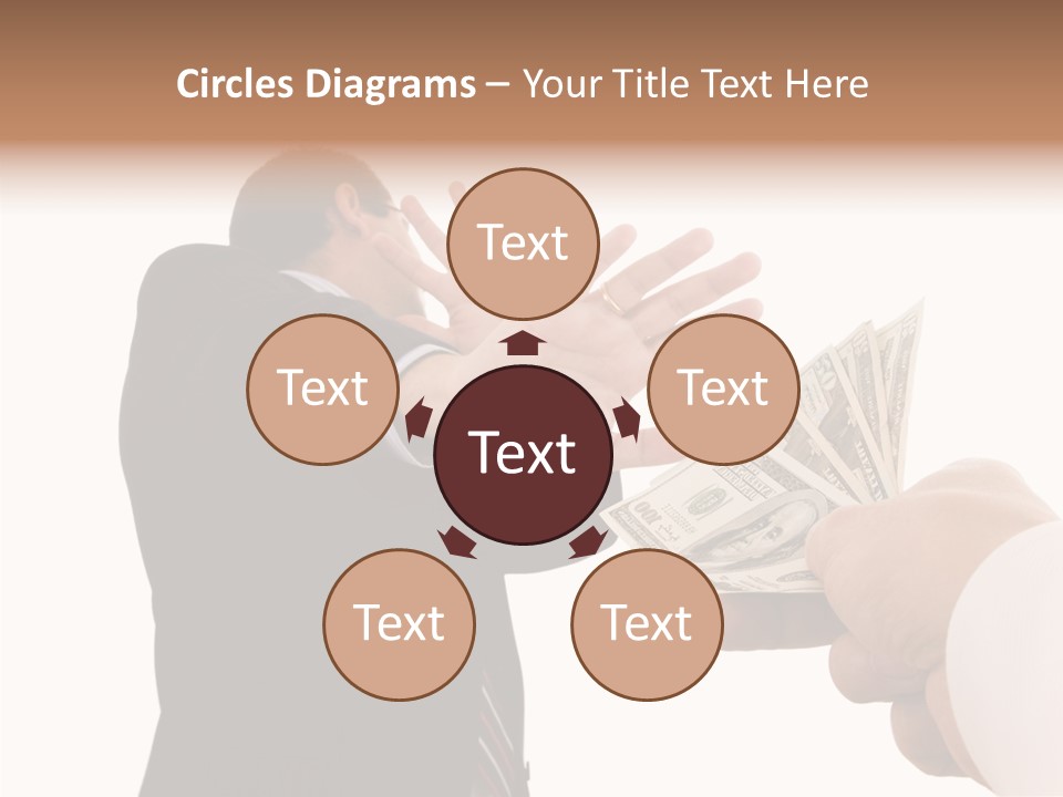 Uncorrupted Refusal Earn PowerPoint Template
