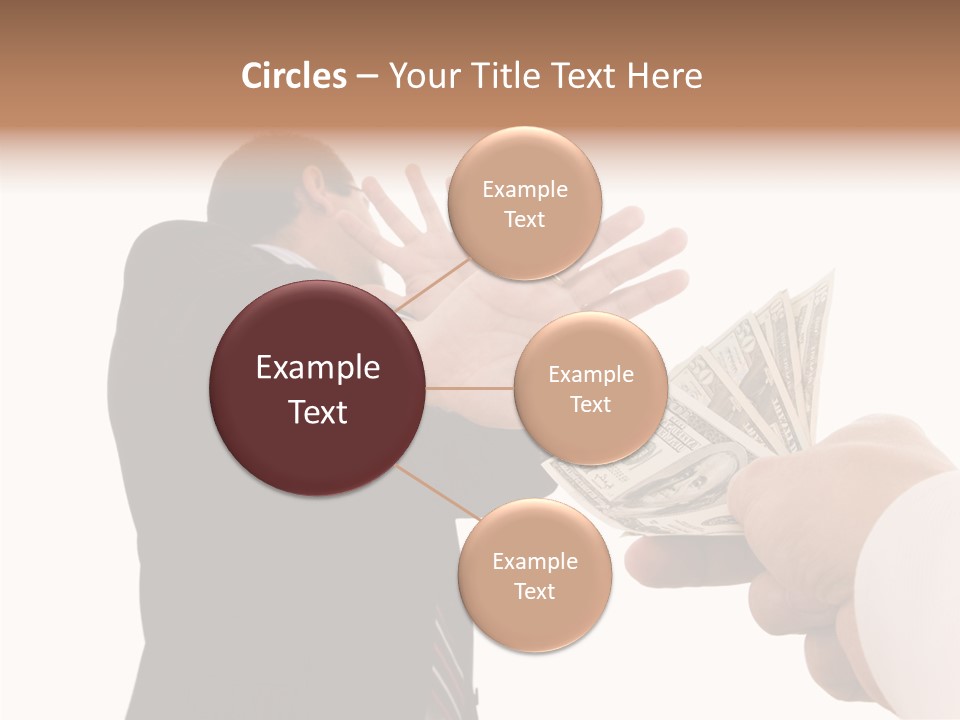 Uncorrupted Refusal Earn PowerPoint Template