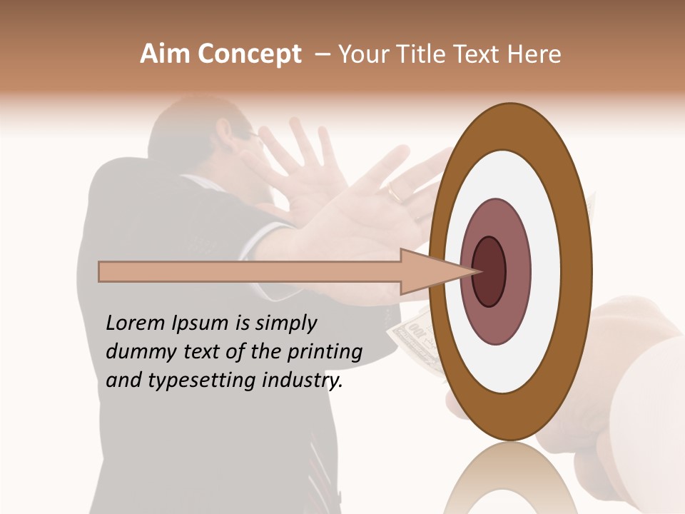 Uncorrupted Refusal Earn PowerPoint Template