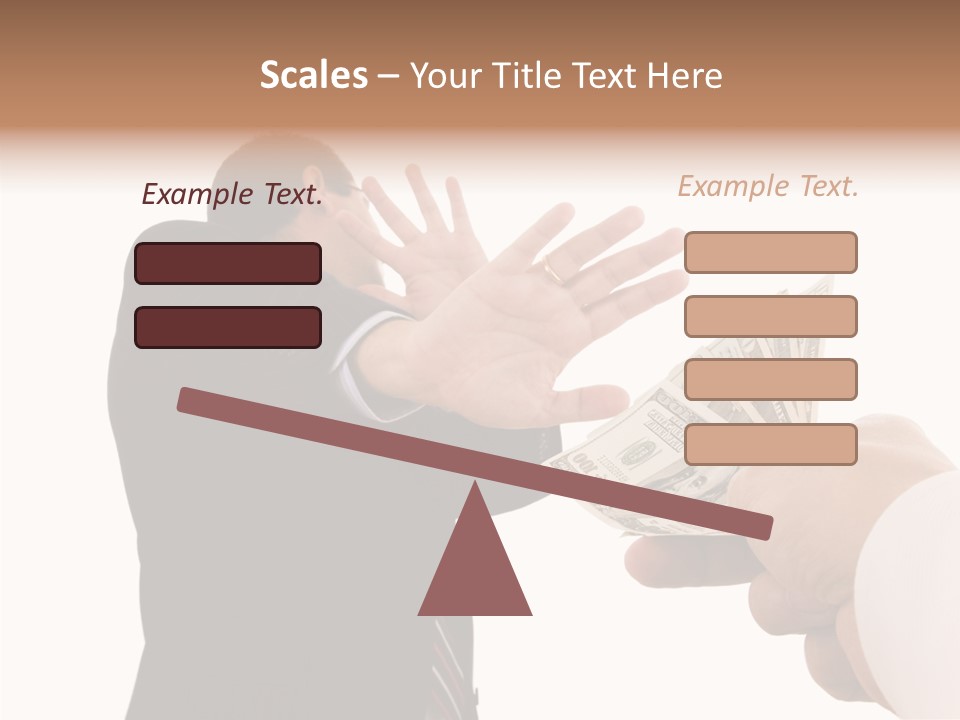 Uncorrupted Refusal Earn PowerPoint Template