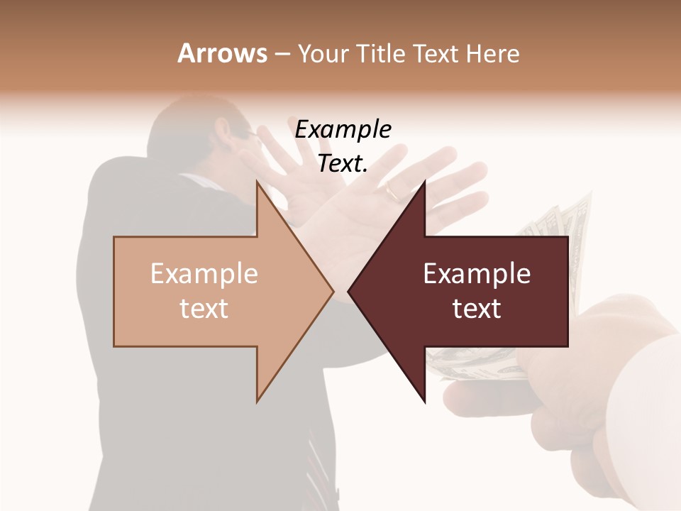Uncorrupted Refusal Earn PowerPoint Template