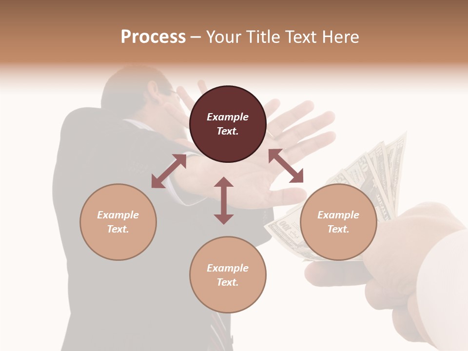 Uncorrupted Refusal Earn PowerPoint Template