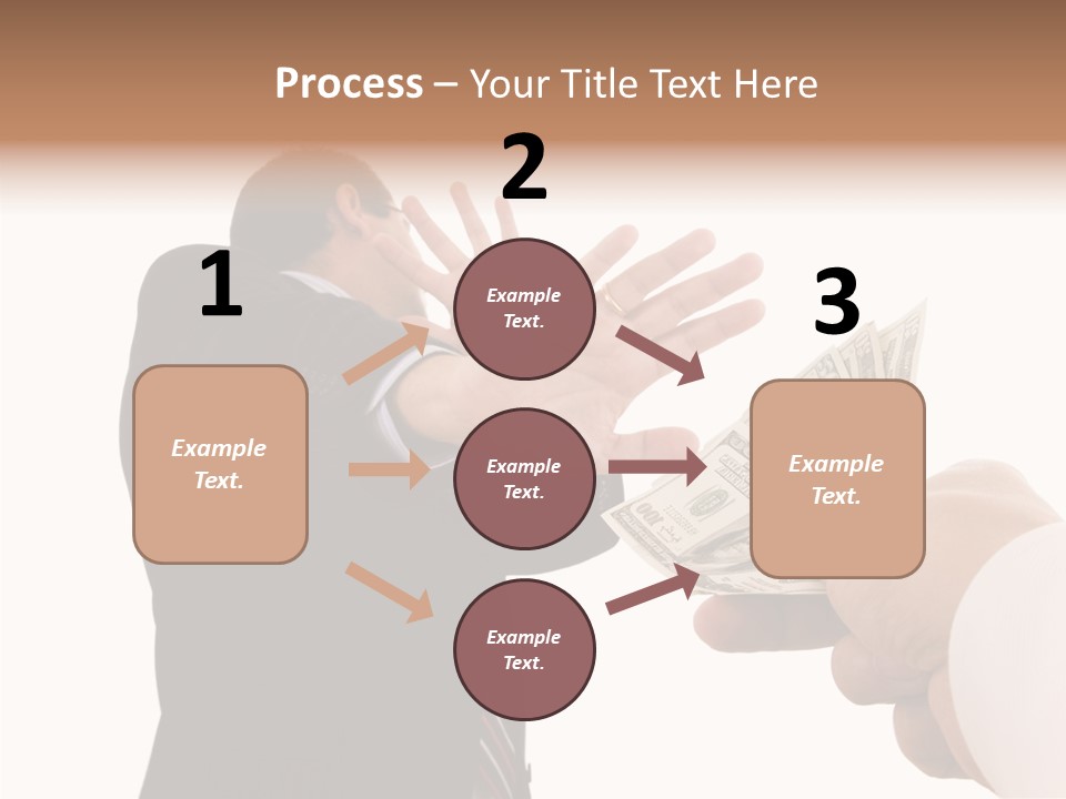 Uncorrupted Refusal Earn PowerPoint Template