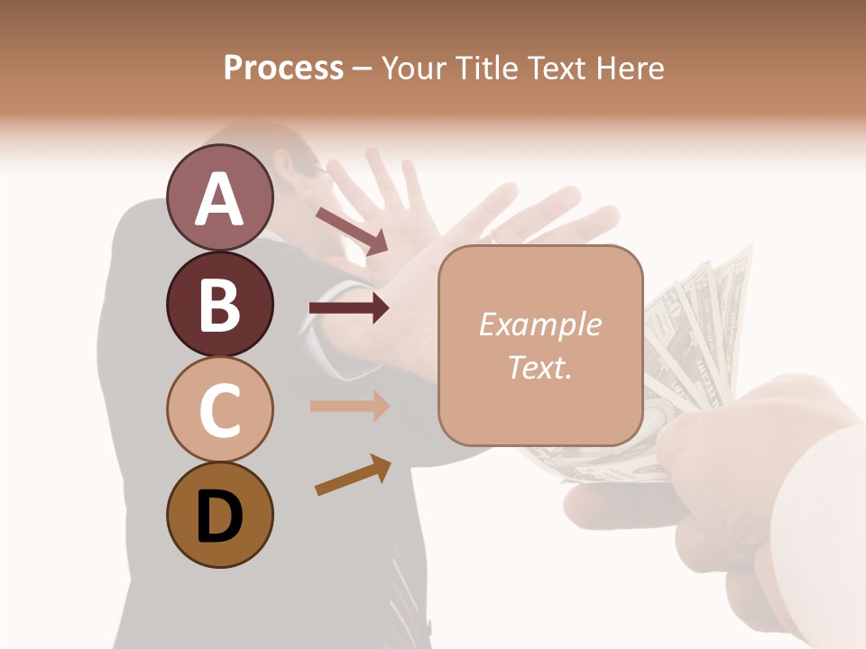 Uncorrupted Refusal Earn PowerPoint Template