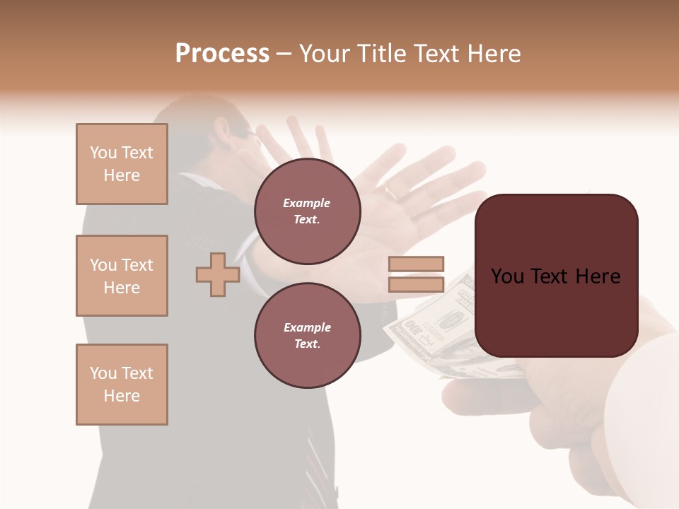 Uncorrupted Refusal Earn PowerPoint Template