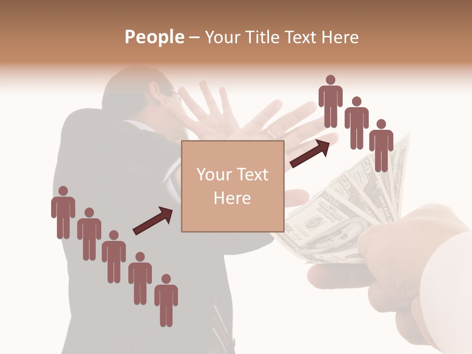 Uncorrupted Refusal Earn PowerPoint Template