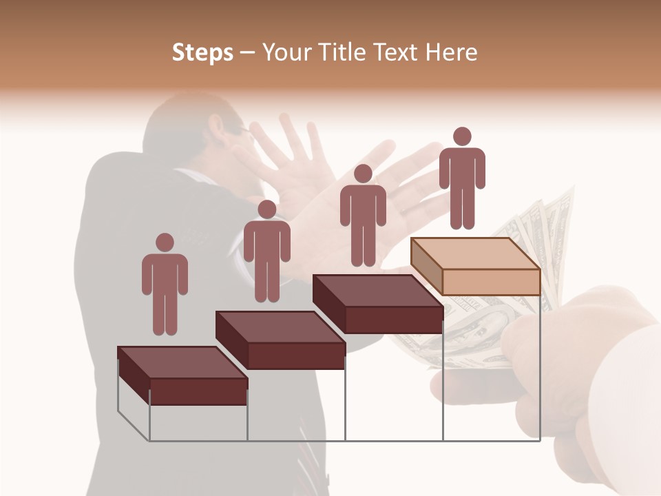 Uncorrupted Refusal Earn PowerPoint Template