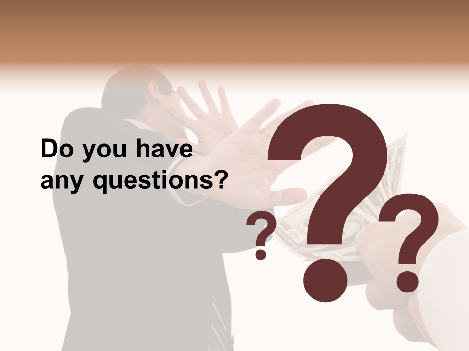 Uncorrupted Refusal Earn PowerPoint Template