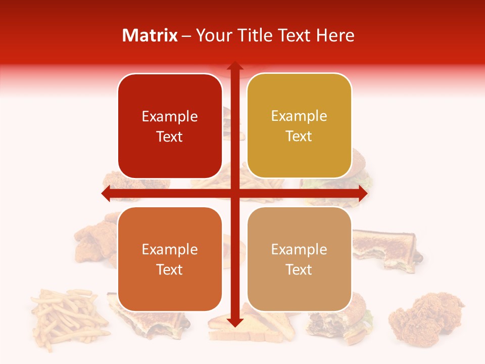 Object Food Nuggets PowerPoint Template