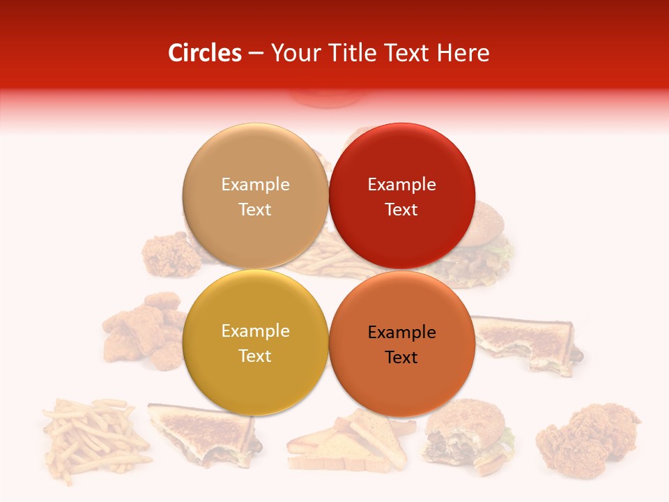 Object Food Nuggets PowerPoint Template