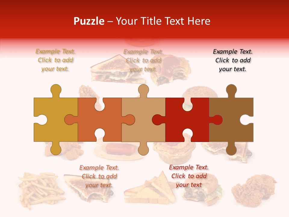 Object Food Nuggets PowerPoint Template