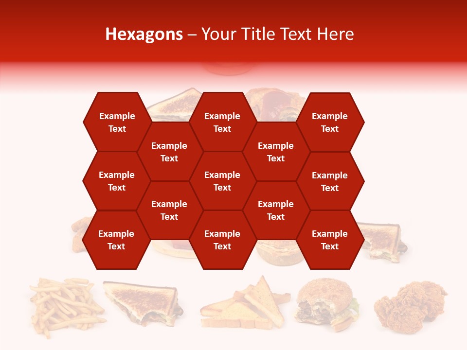 Object Food Nuggets PowerPoint Template