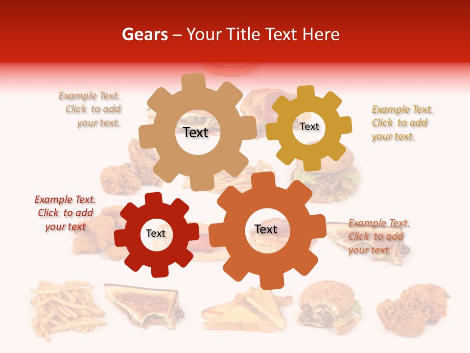 Object Food Nuggets PowerPoint Template