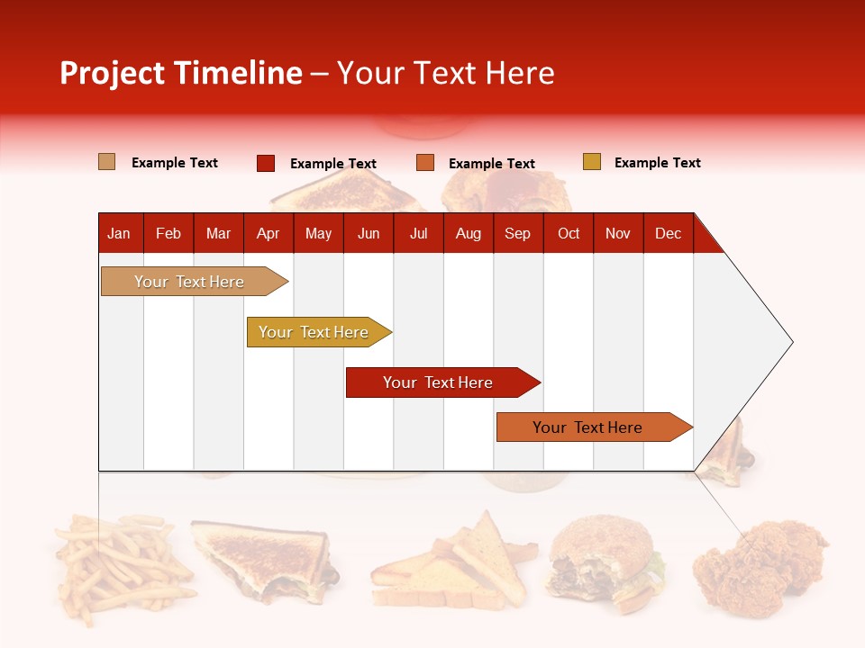 Object Food Nuggets PowerPoint Template
