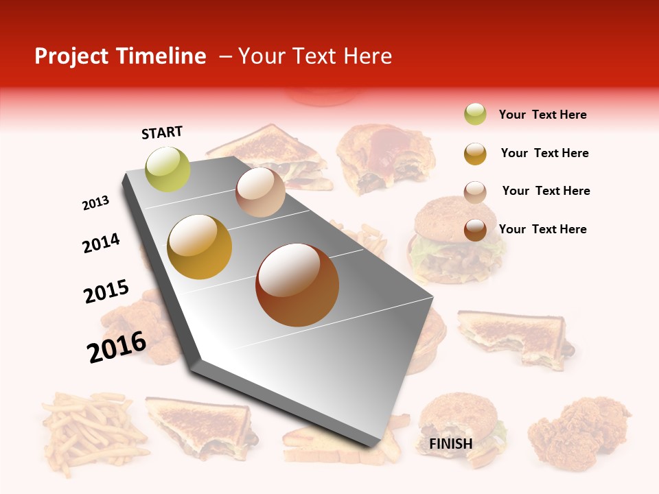 Object Food Nuggets PowerPoint Template