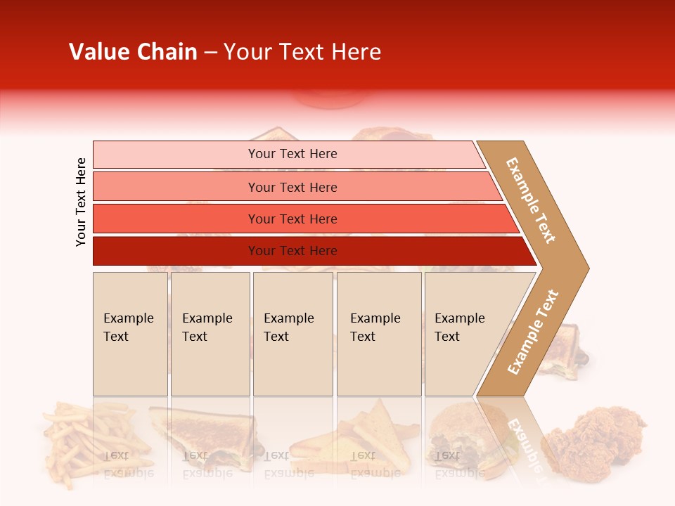 Object Food Nuggets PowerPoint Template