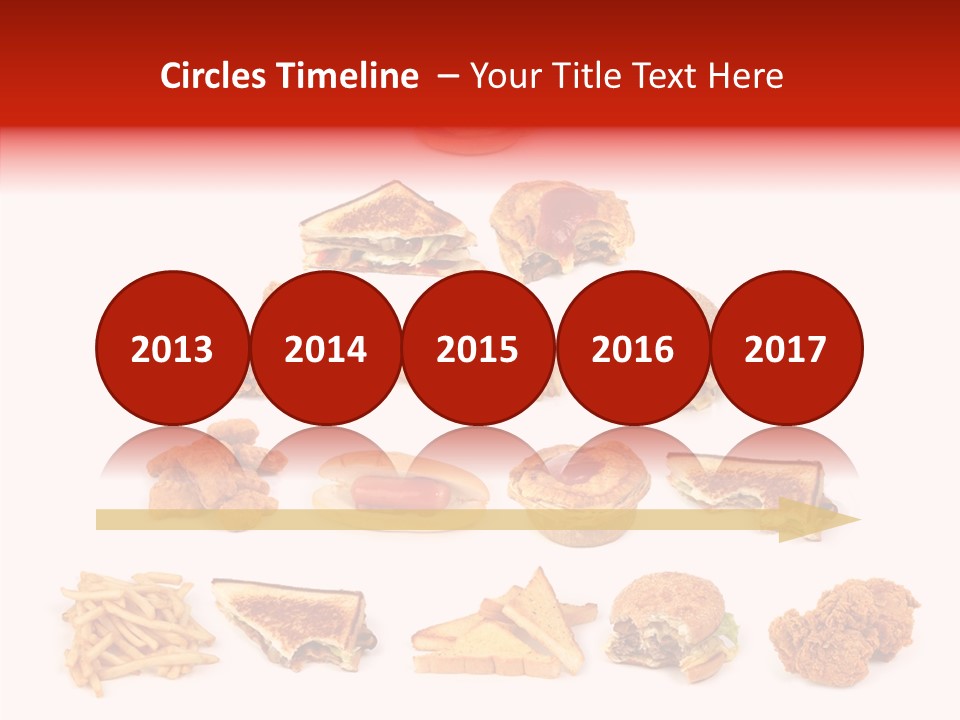 Object Food Nuggets PowerPoint Template