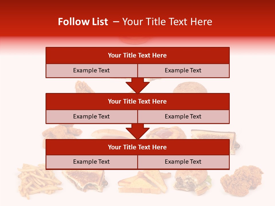 Object Food Nuggets PowerPoint Template