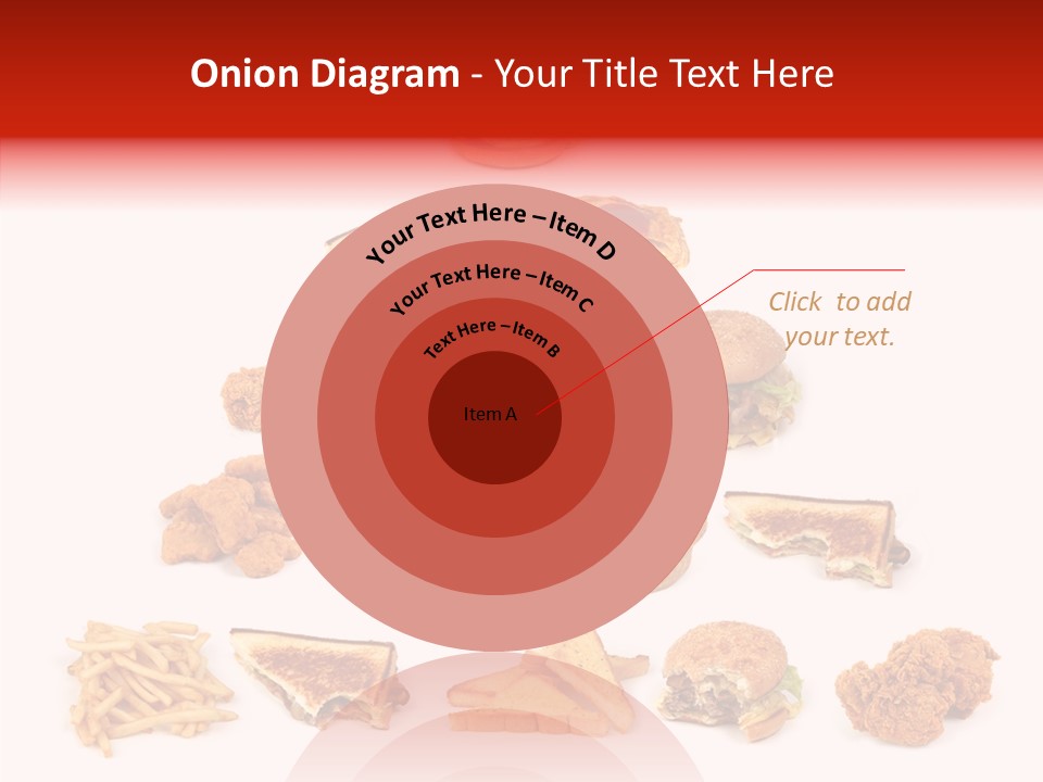 Object Food Nuggets PowerPoint Template