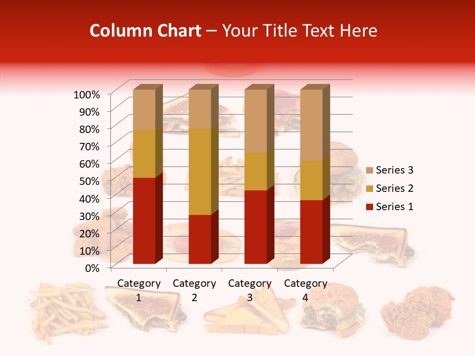 Object Food Nuggets PowerPoint Template