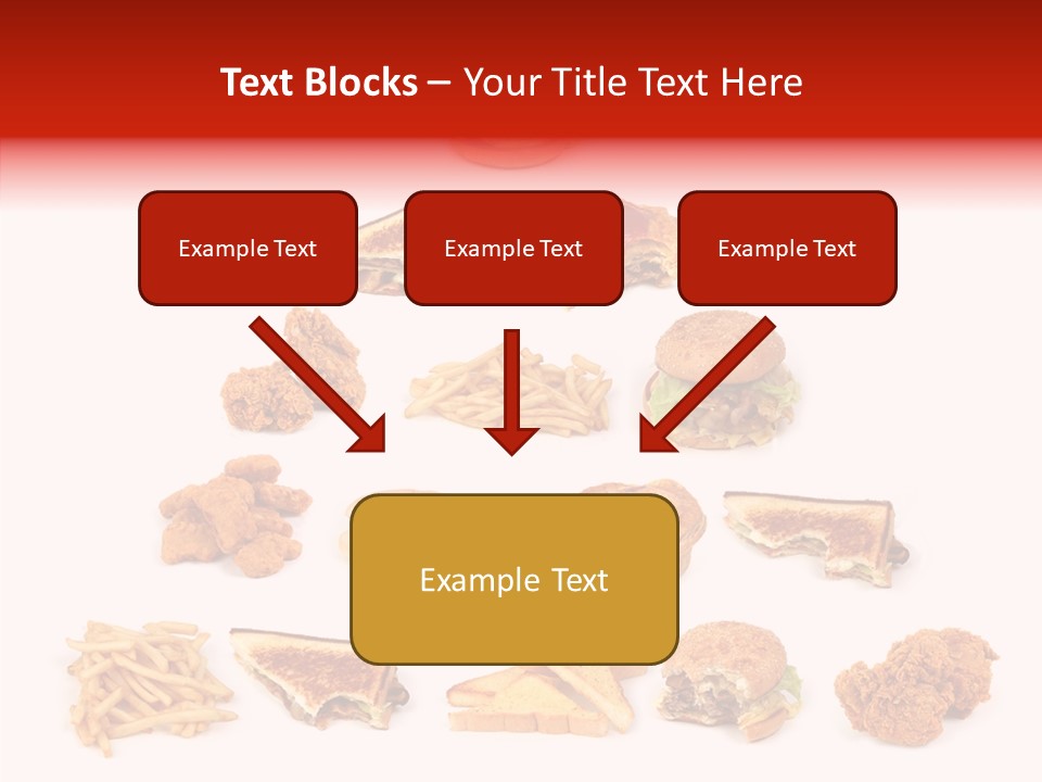 Object Food Nuggets PowerPoint Template