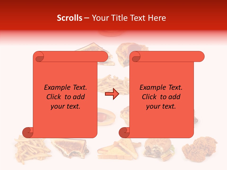 Object Food Nuggets PowerPoint Template