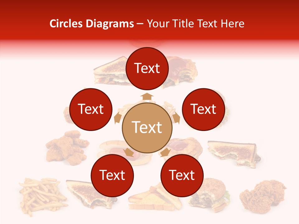 Object Food Nuggets PowerPoint Template