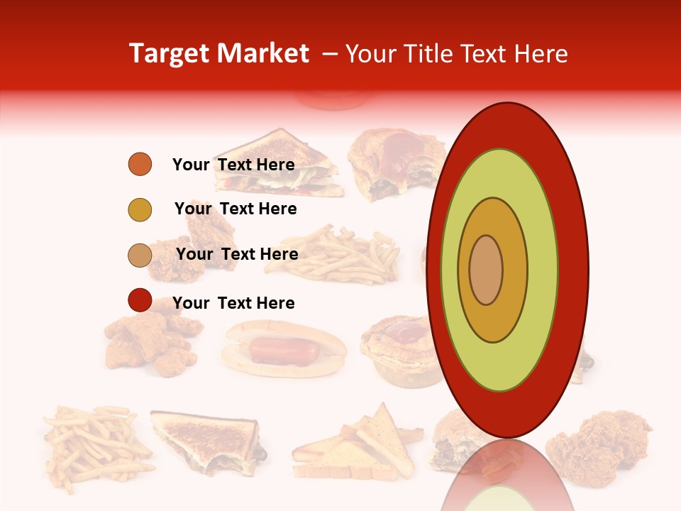 Object Food Nuggets PowerPoint Template