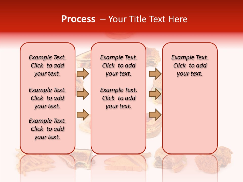 Object Food Nuggets PowerPoint Template