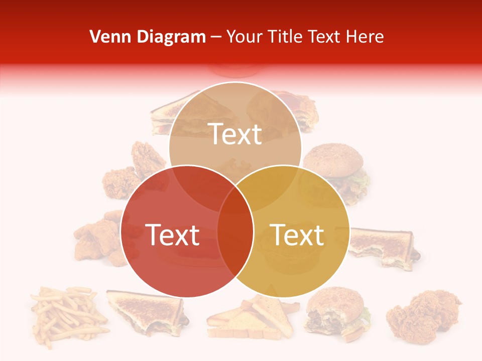 Object Food Nuggets PowerPoint Template