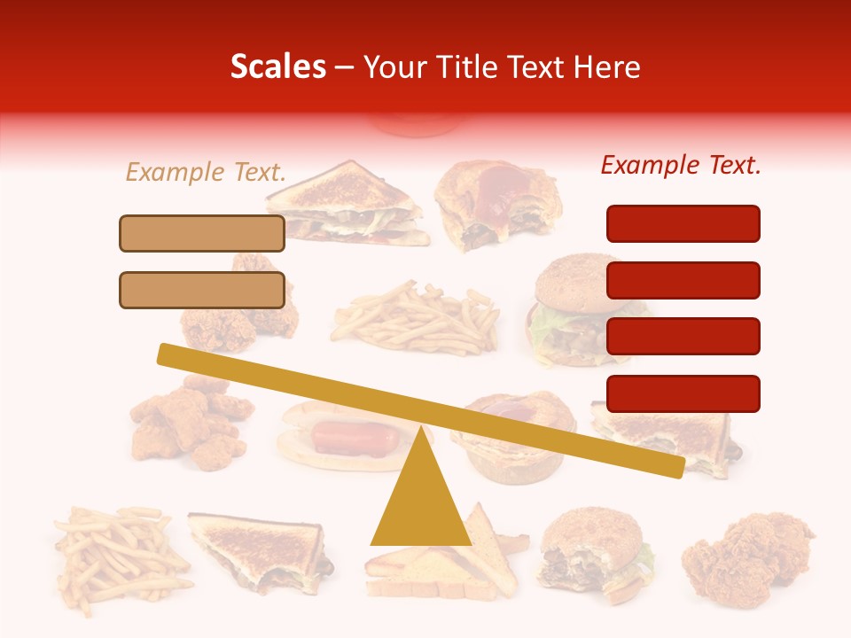 Object Food Nuggets PowerPoint Template
