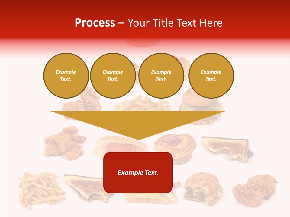 Object Food Nuggets PowerPoint Template